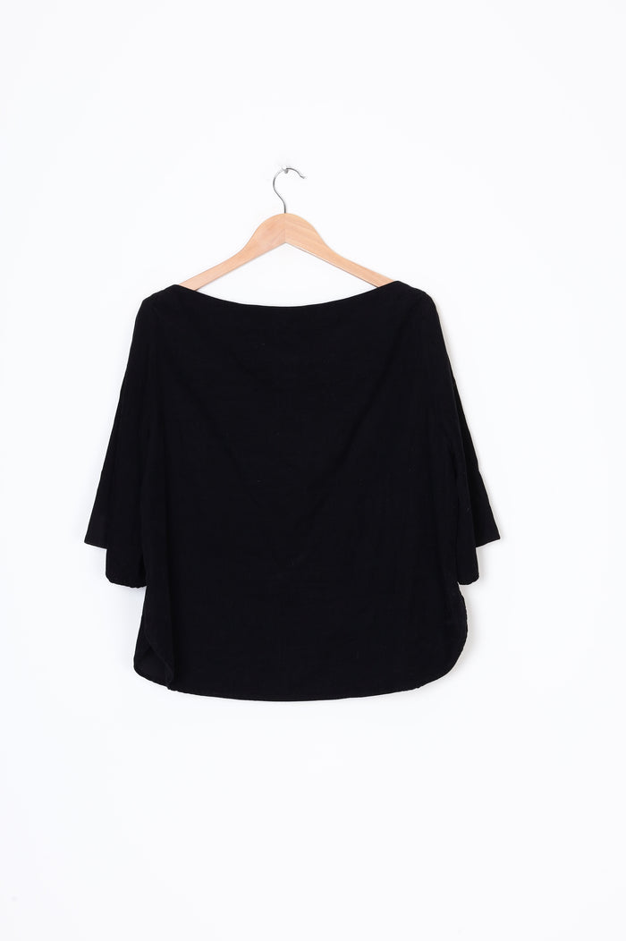 Kowtow Womens Black Top Size M