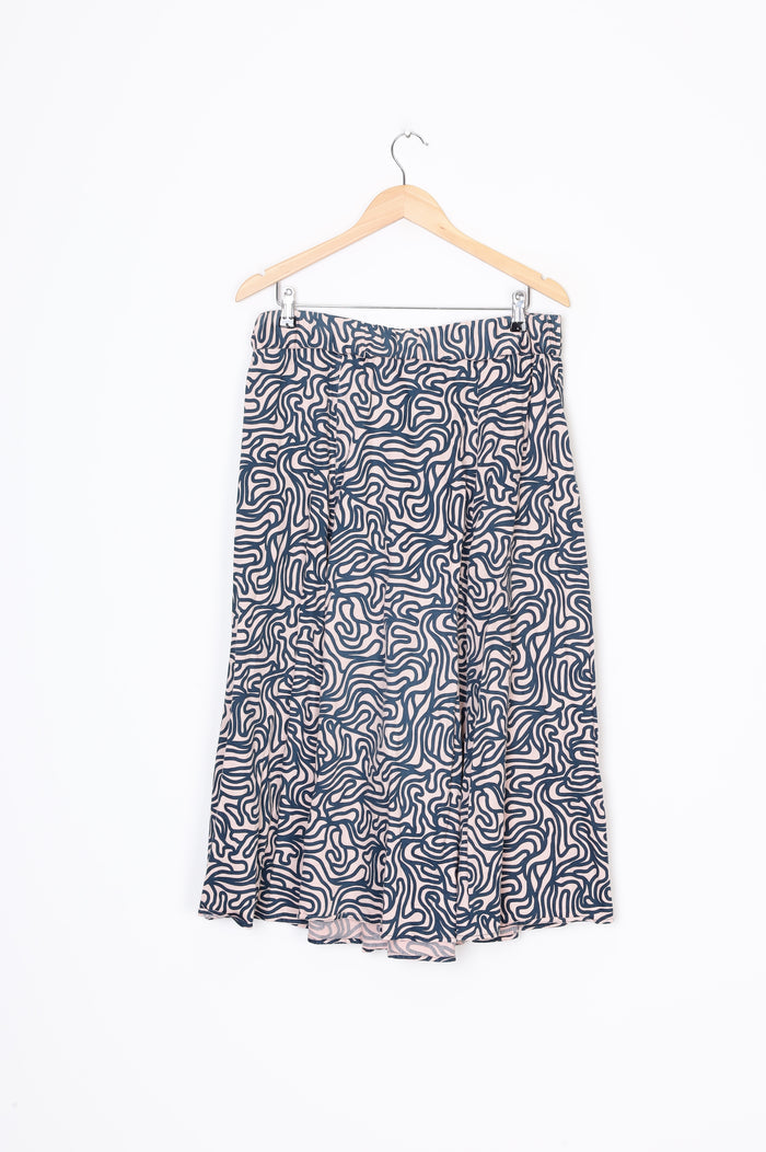 Kowtow Womens Pink Skirt Size L