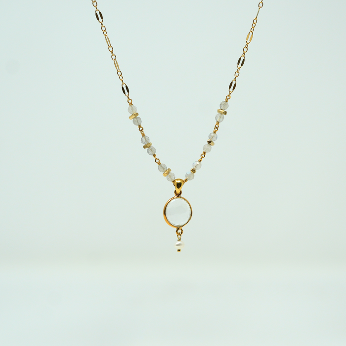 Labradorite Mix Pendant Neckalce