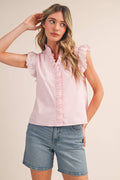 Lace Trimmed Blouse