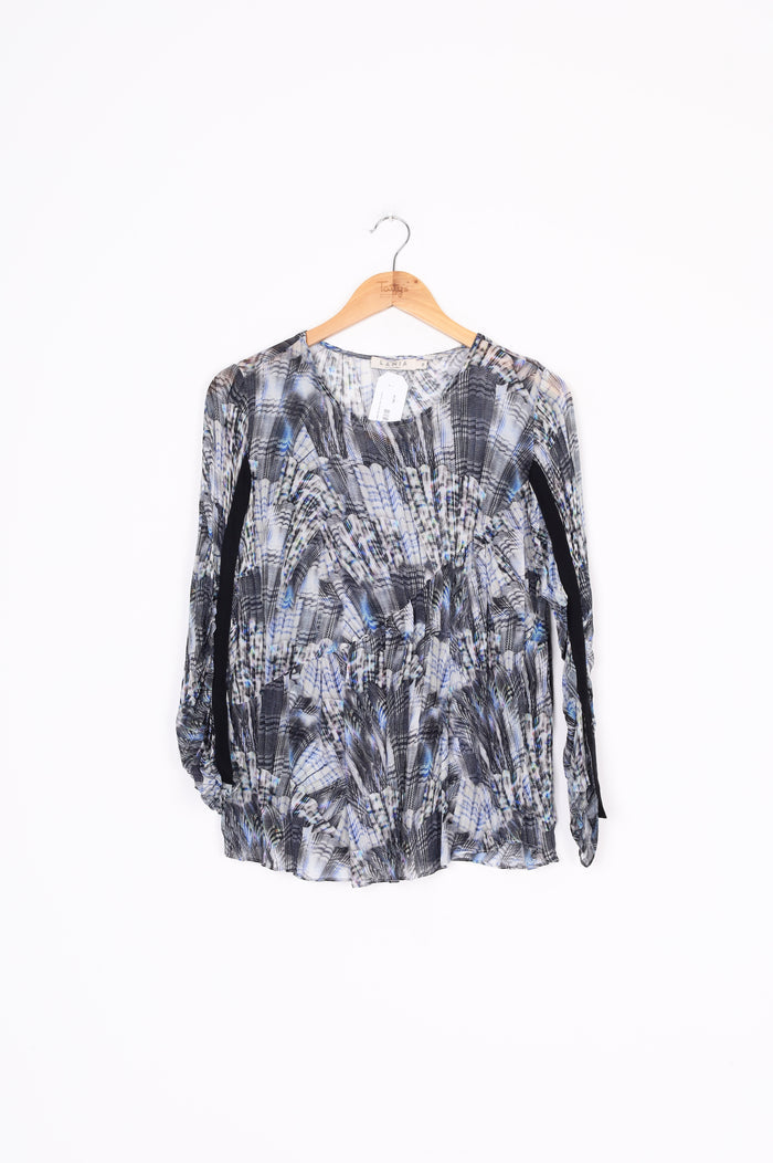 Lania the Label Womens Blue Top Size 10