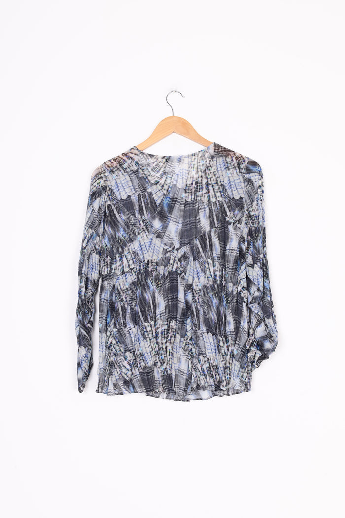 Lania the Label Womens Blue Top Size 10