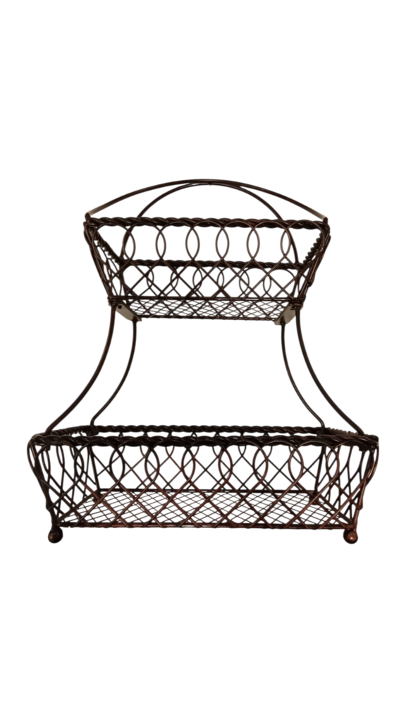 Lattice 2-tier Basket