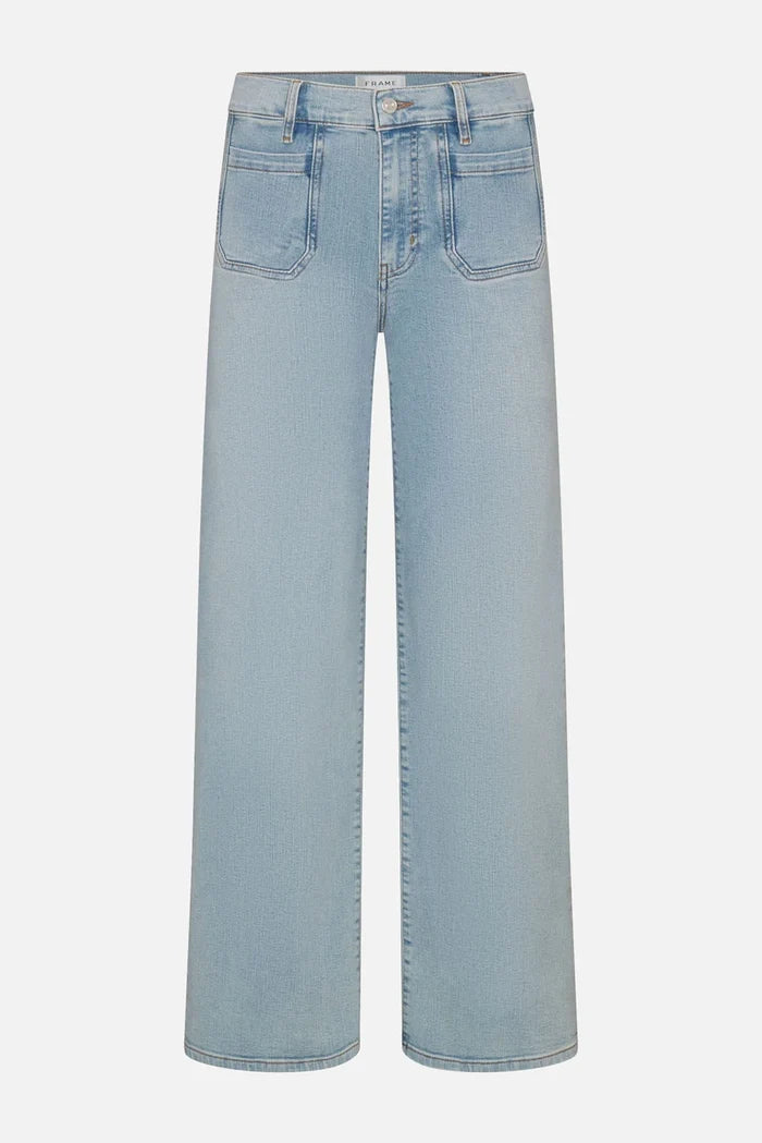 Le Slim Palazzo Modernist Pocket Jeans FRAME