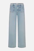 Le Slim Palazzo Modernist Pocket Jeans FRAME