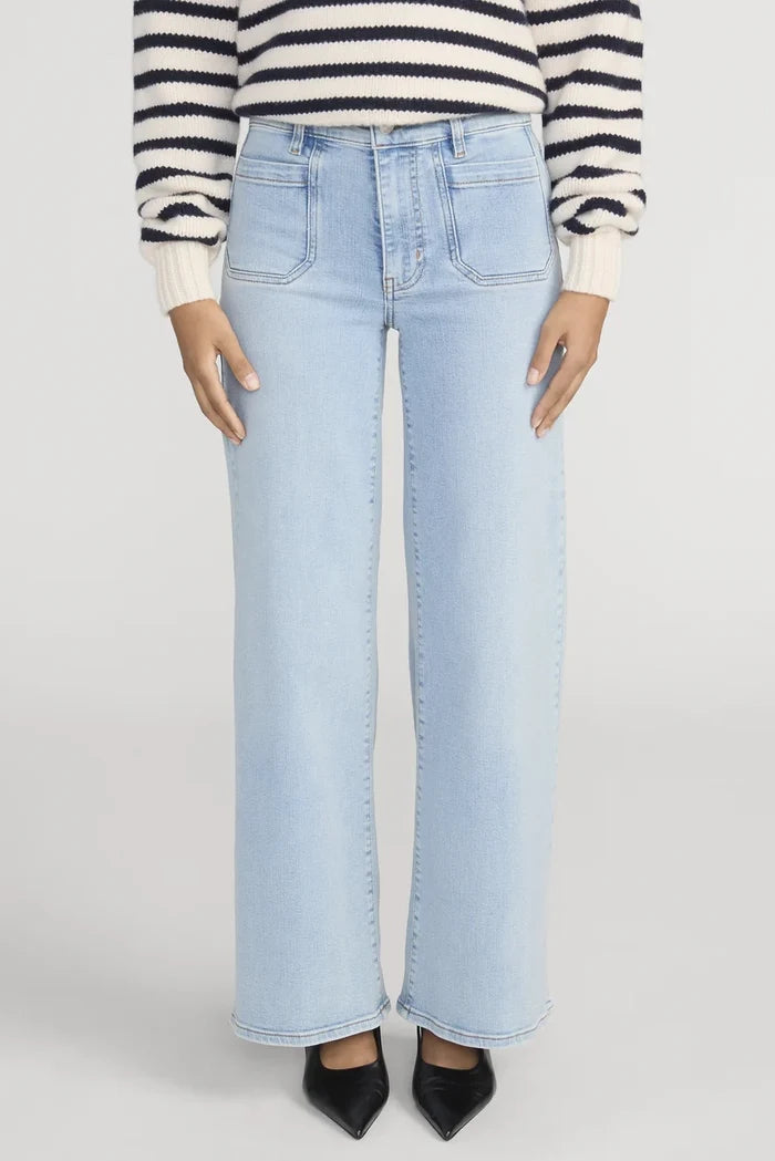 Le Slim Palazzo Modernist Pocket Jeans FRAME