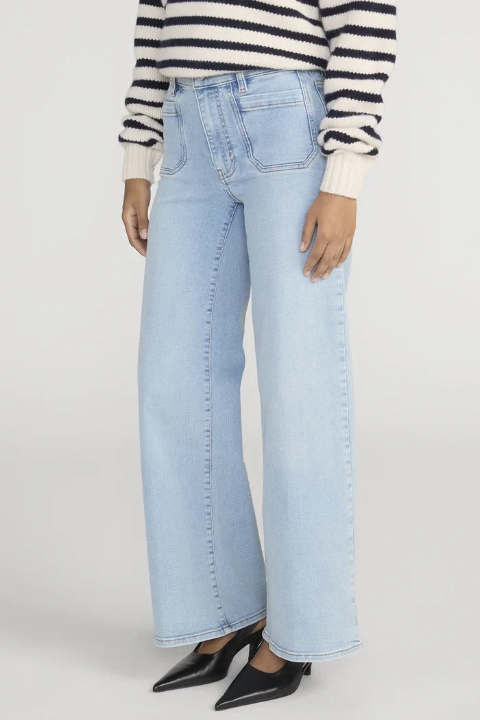 Le Slim Palazzo Modernist Pocket Jeans FRAME