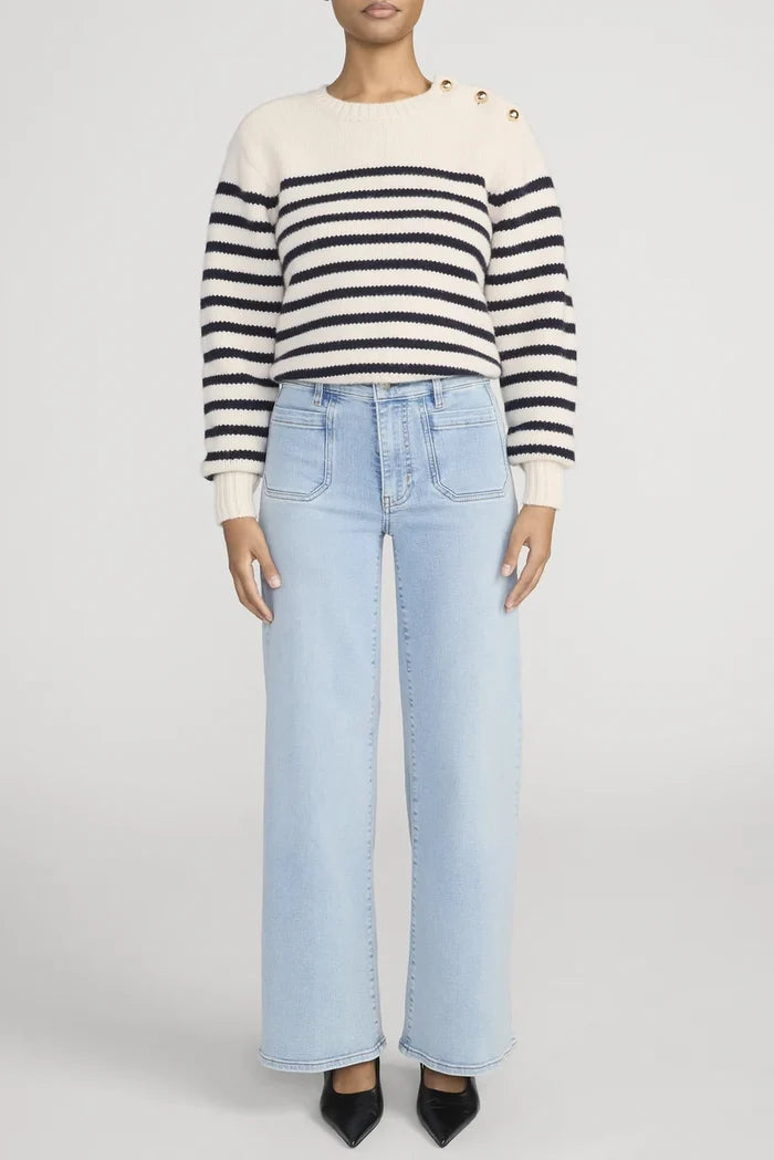 Le Slim Palazzo Modernist Pocket Jeans FRAME