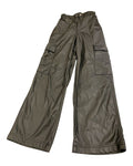 Leather Cargo Pants