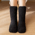 Leg Warmer Indoor Plush Black