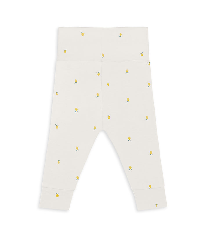 Leggings Viscose from Bamboo Cream Lemons