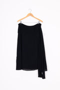 Lela Womens Black Skirt Size 14