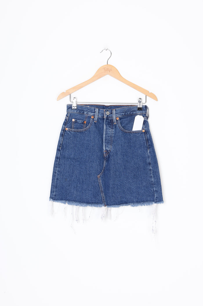 Levi Strauss & Co Womens Blue Mini Skirt Size W 26