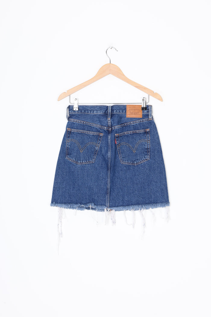 Levi Strauss & Co Womens Blue Mini Skirt Size W 26