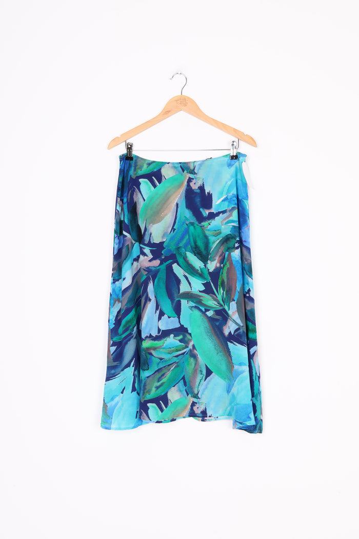 Liam Womens Blue Skirt Size 12