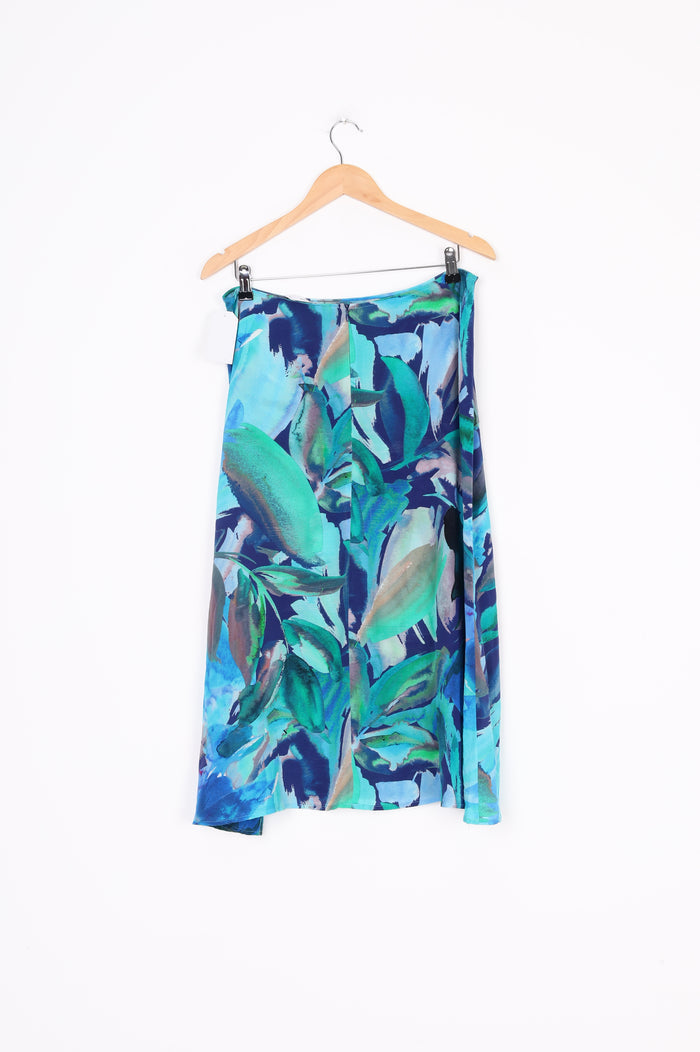 Liam Womens Blue Skirt Size 12