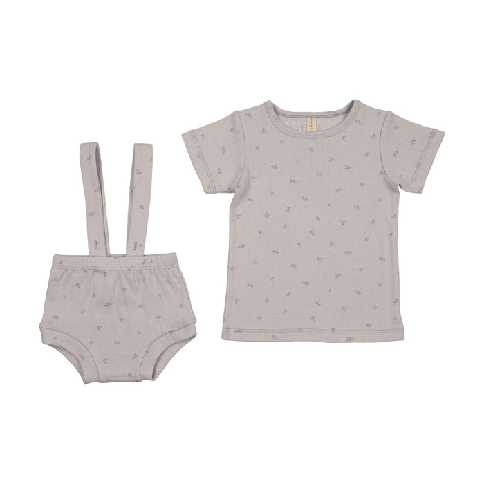Little Petals Short Sleeve Top & Diaper Cover
