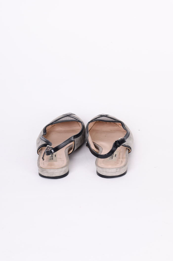 L.K Bennett Womens Grey Shoes Size EU 35