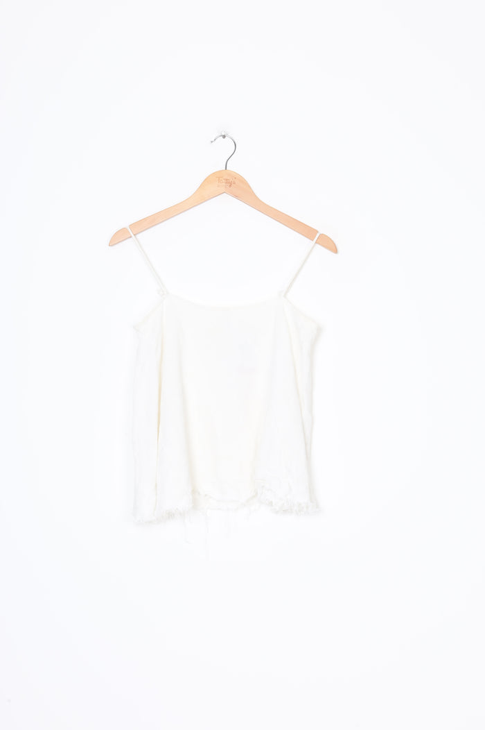 Lonely Hearts Womens White Top Size 10