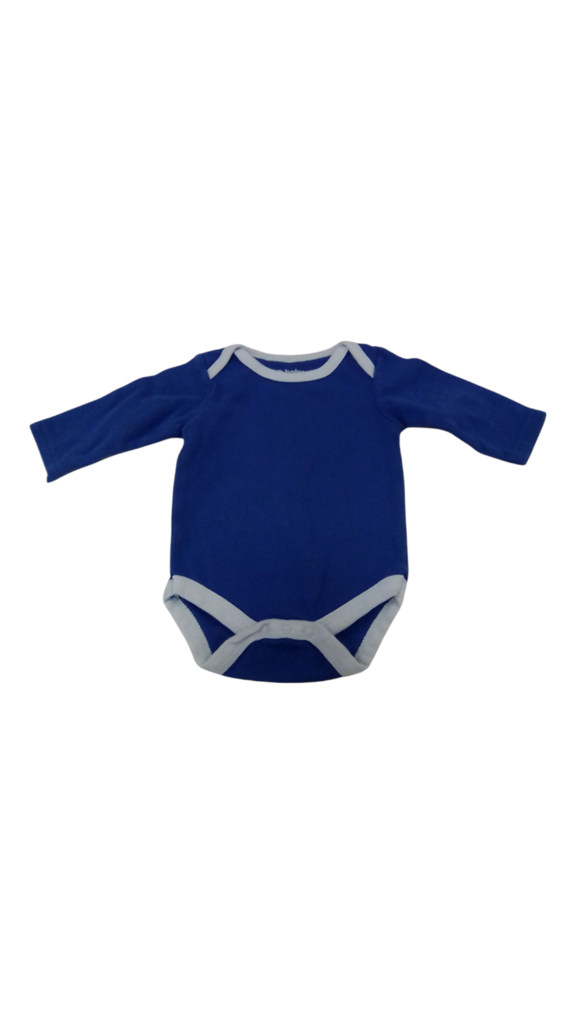 Long Sleeve Onesie: Blue