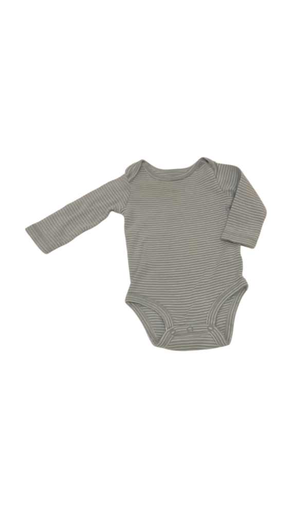 Long Sleeve Onesie: Blue