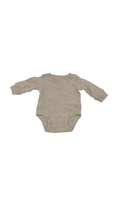 Long Sleeve Onesie: Gray