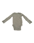 Long Sleeve Onesie: Horizontal Stripes