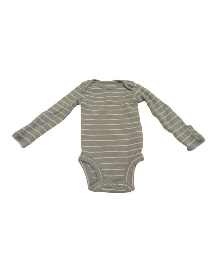 Long Sleeve Onesie: Horizontal Stripes