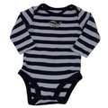 Long Sleeve Onesie: Strip