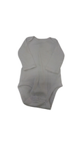 Long Sleeve Onesie: White