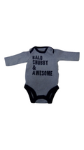 Long Sleeve Onesie:Bald