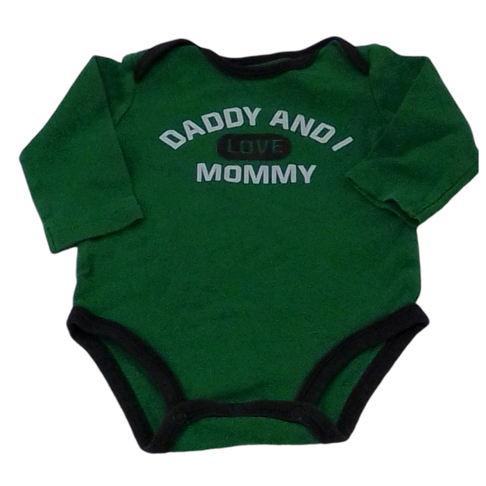 Long Sleeve Onesie:Green