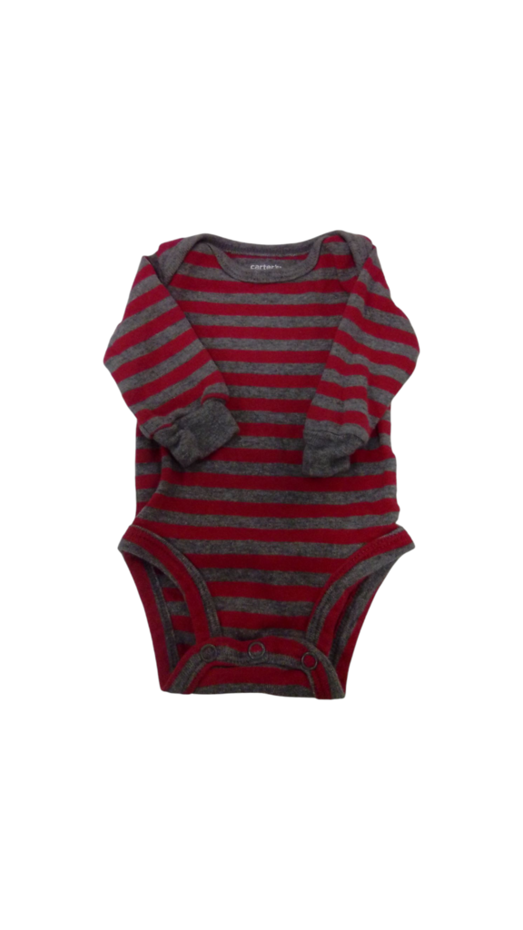 Long Sleeve Onesie:R/GY