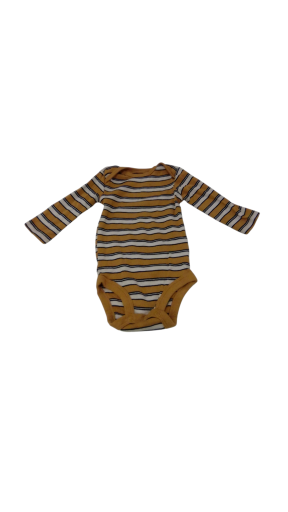 Long Sleeve Onesie:Y/Stri