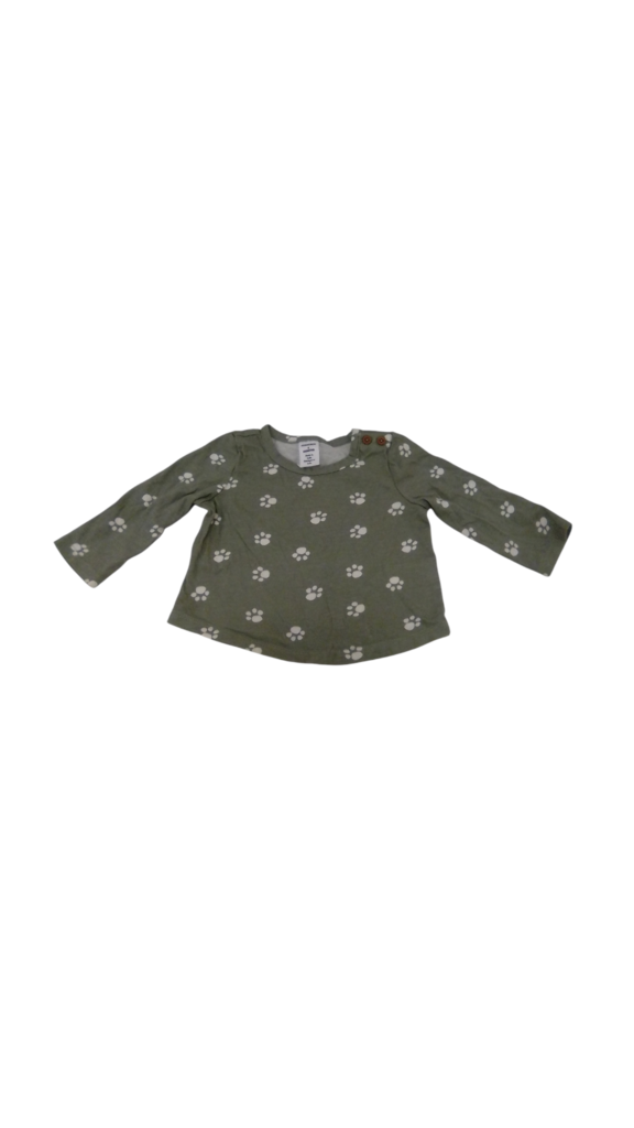Long Sleeve Shirt:Paws/GR