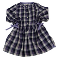 LS Dress: Plaid/purple