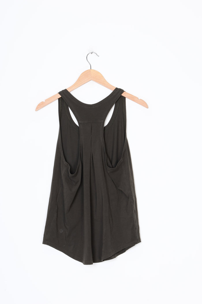 Lulu Lemon Womens Green Top Size 8