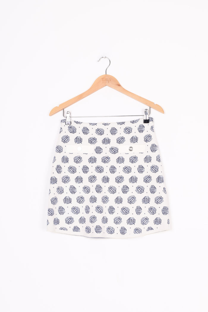Maje Womens White Skirt Size 38
