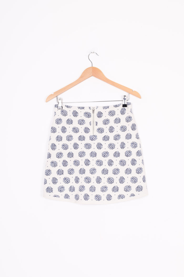 Maje Womens White Skirt Size 38