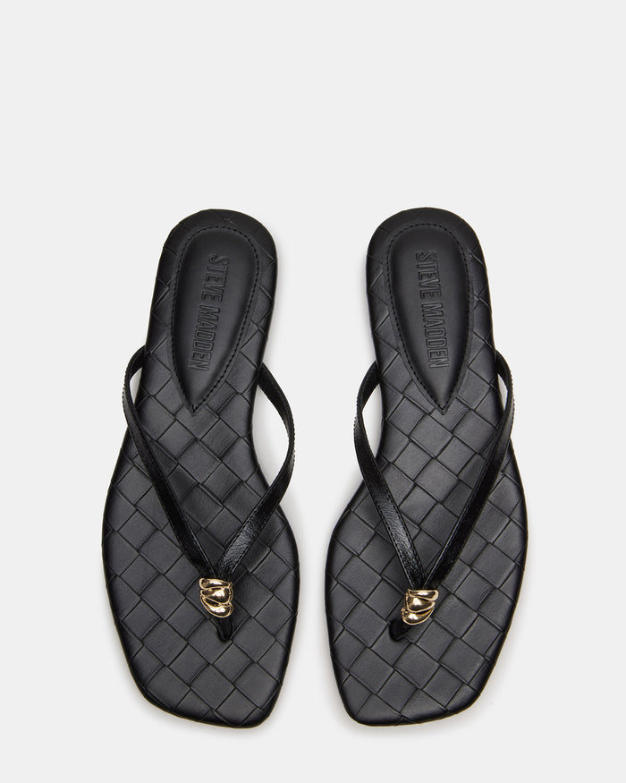 MALIYAH BLACK LEATHER