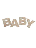 map letter decor: baby