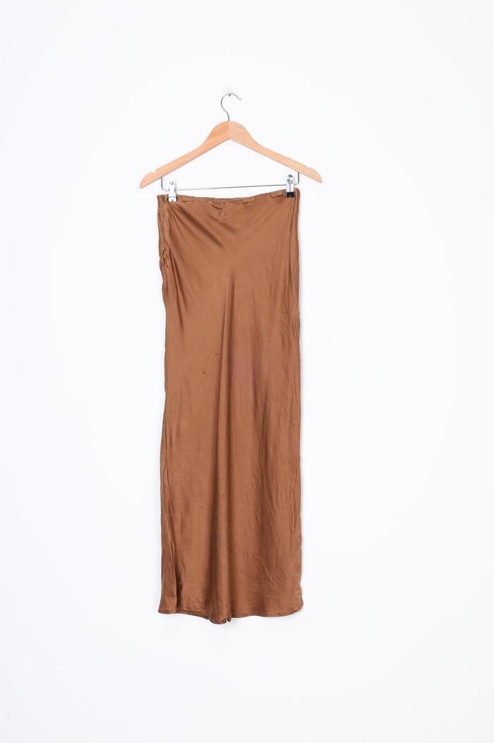 Marle Womens Brown Maxi Skirt Size 6