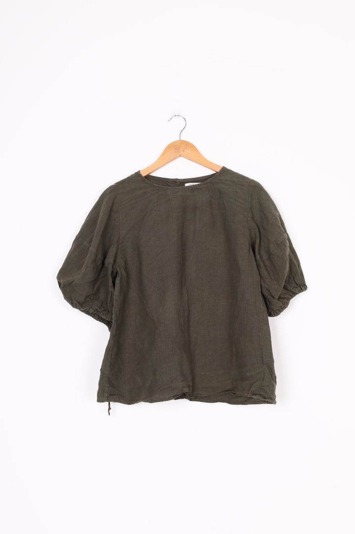 Marle Womens Green Top Size 8