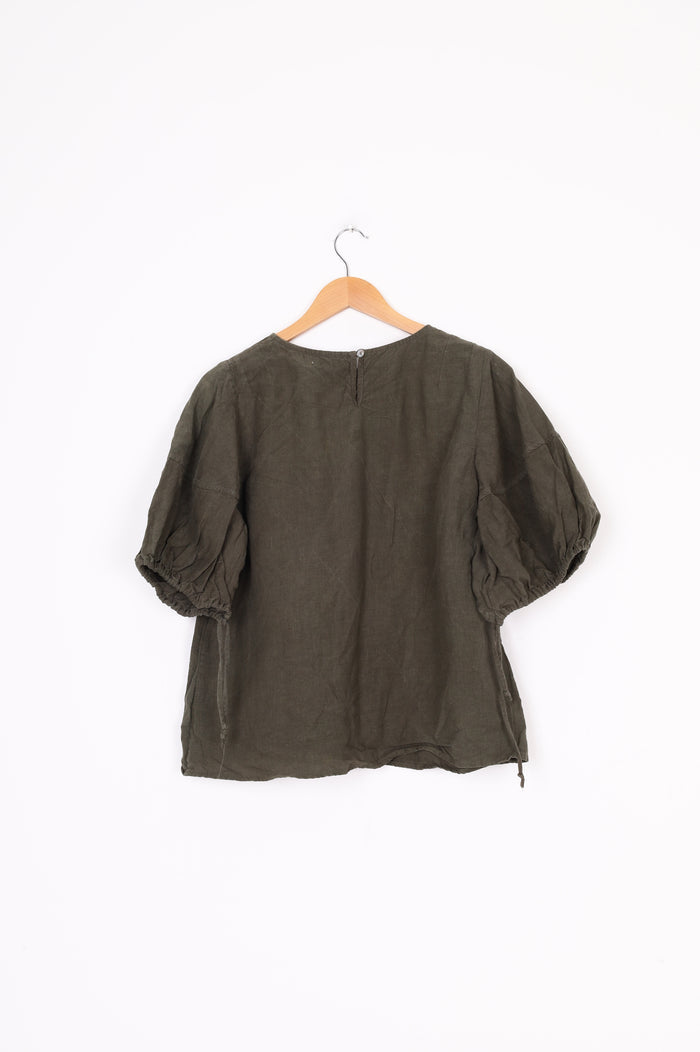 Marle Womens Green Top Size 8