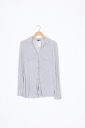 Massimo Dutti Womens Grey Top Size L