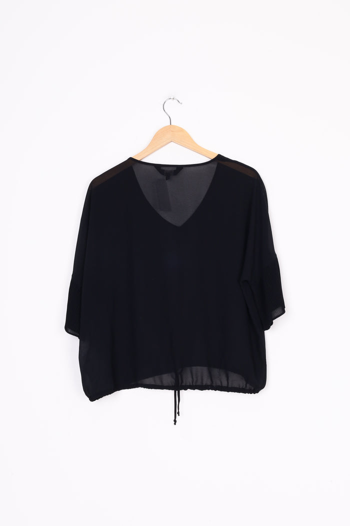 Max Womens Black Top Size 6