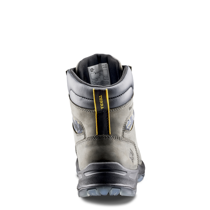 Men's Terra Gray Byrne 6" Waterproof Work Boot 839BGY