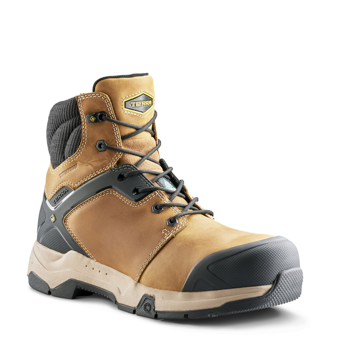 Men's Terra Wheat Carbine 6" Waterproof Work Boot 8395WT