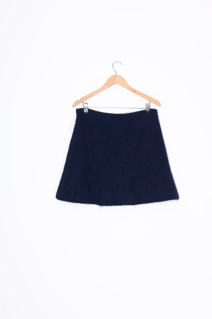 Meshki Womens Blue Mini Skirt Size XXXL