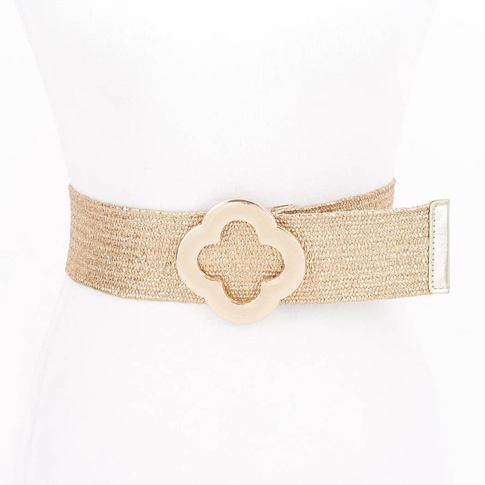 Metal Buckle Metallic Belt: GD